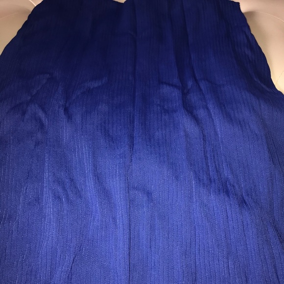 NEW Lauren Ralph Lauren Blue Ribbed Knit Sleeveless Knee Length Dress Size XL - Picture 7 of 13